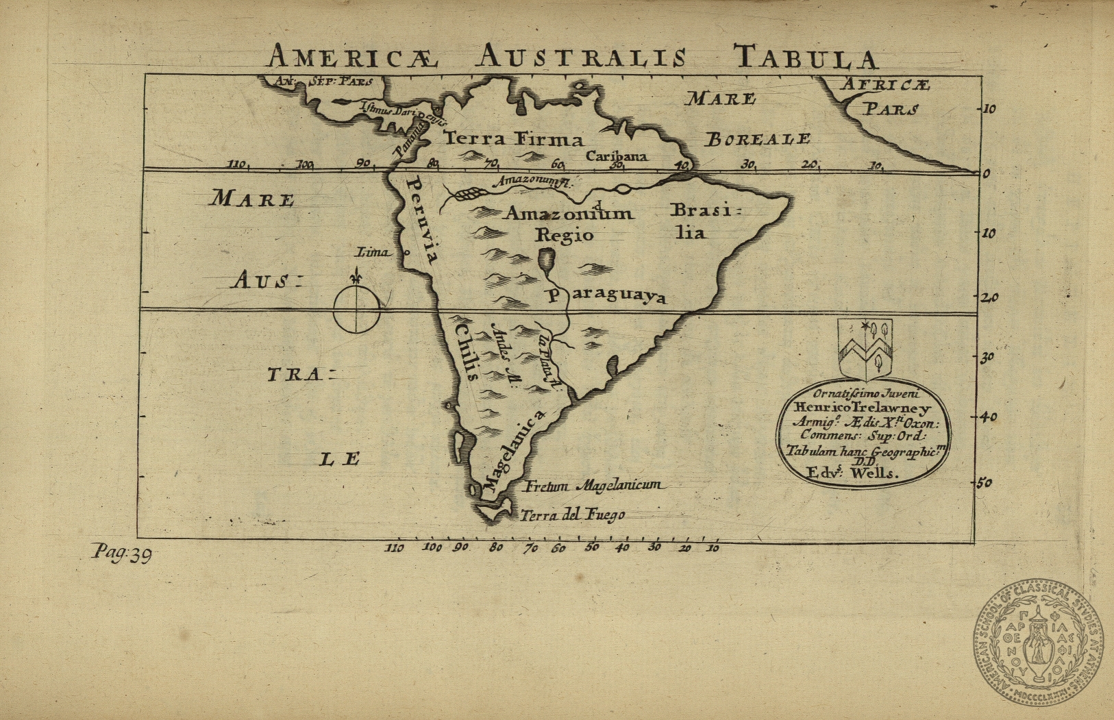 Americae Australis Tabula